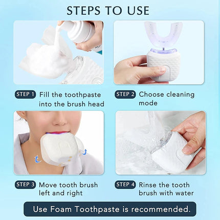 SonicSmile™ 360° Automatic U-Shape Electric Toothbrush