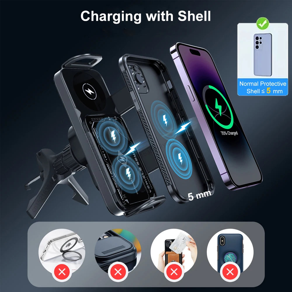 2 in 1 Auto Rotating Phone Holder