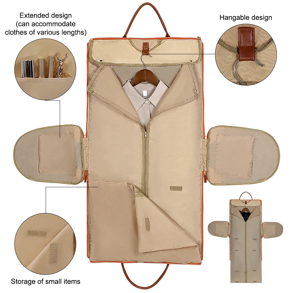 High Capacity Folding Suit Luggage