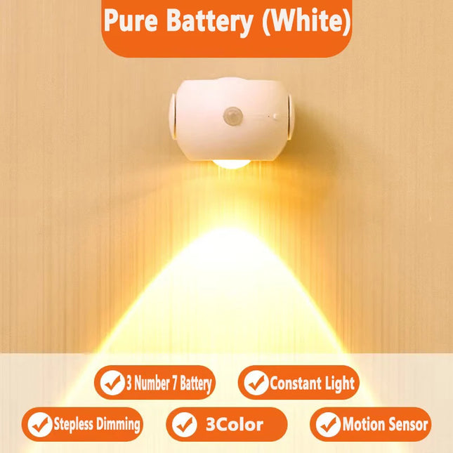 360° Rotation Motion Led Sensor Wall Lamp