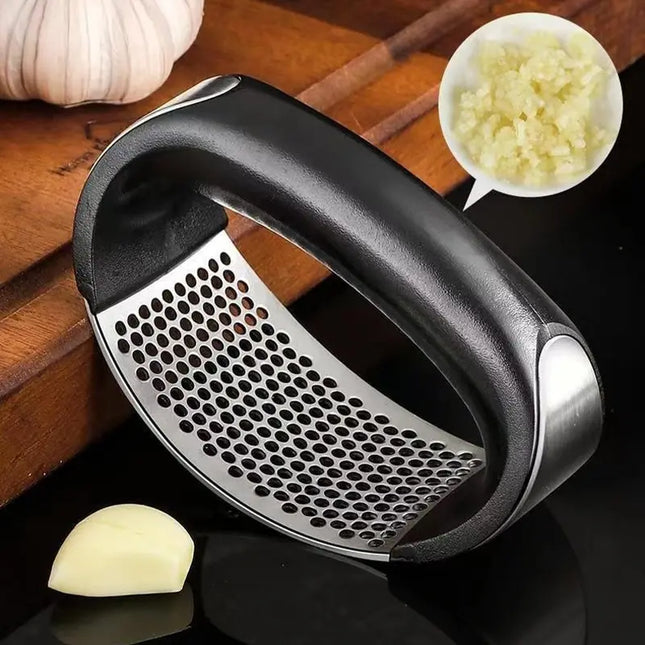 Stainless Steel Garlic Press Crusher