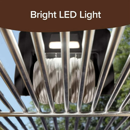 Rechargeable Electric Grill Brush with LED Light