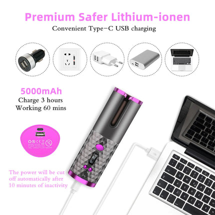 Rotating Auto Hair Curler