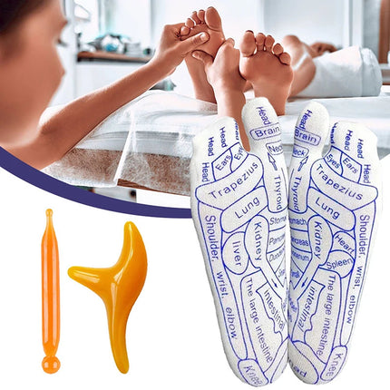 Reflexology Socks with Massage Tool™