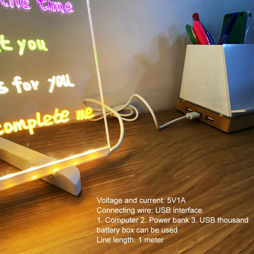 LED Note Board with 7Colors😍