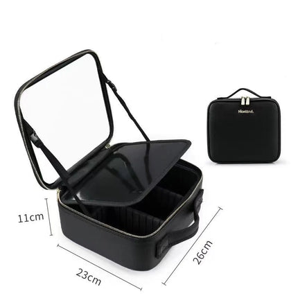 LED Light Cosmetic Bag Mirror