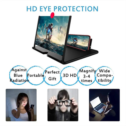 3D HD Mobile Screen Magnifier