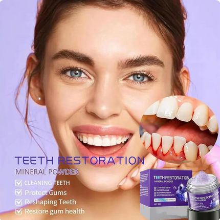 Mineral-Restore Natural Tooth Powder
