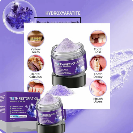 Mineral-Restore Natural Tooth Powder