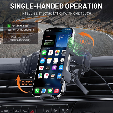 2 in 1 Auto Rotating Phone Holder
