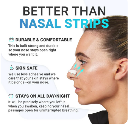 Anti snoring nose clip