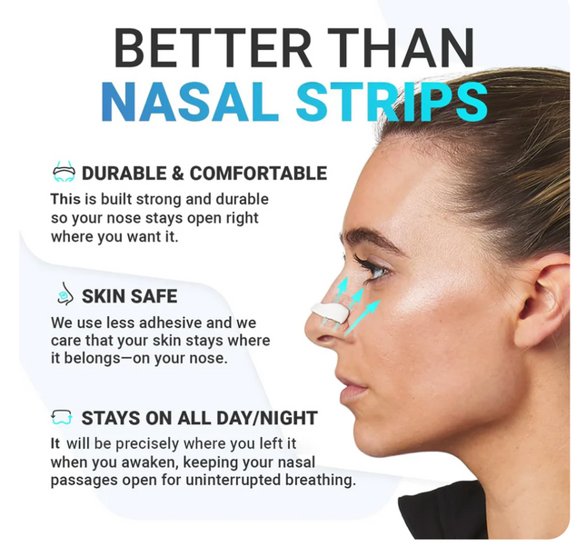 Anti snoring nose clip