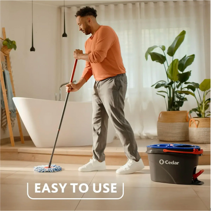 EasyWring Microfiber Spin Mop and Bucket Cleaning System