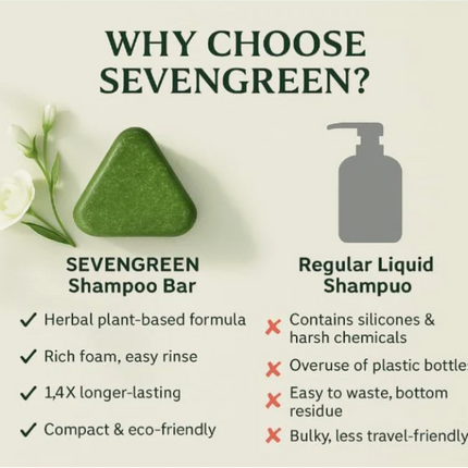 Herbal Triangular Shampoo Bar