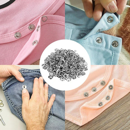 Metal Snap Button & Pliers Set