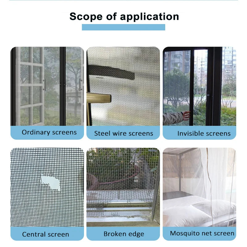 Self-Adhesive Window Screen Repair Tape