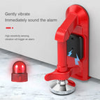 with alarm