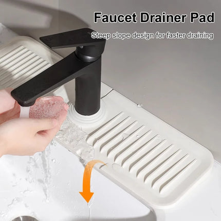 Sink Faucet Drip Catcher Mat