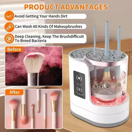 3 IN 1 Electric Makeup Brush Cleaner
