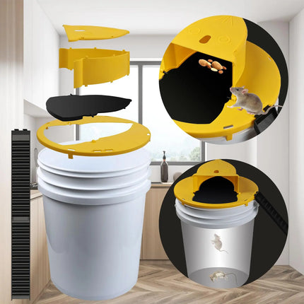 Bucket Lid Mouse Trap