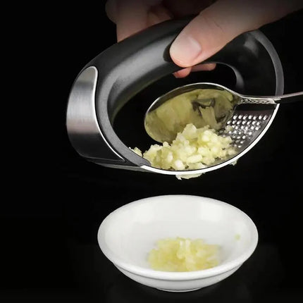 Stainless Steel Garlic Press Crusher