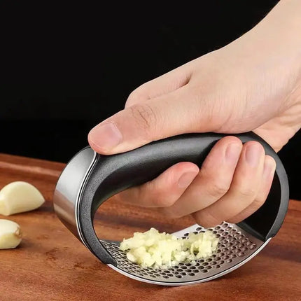 Stainless Steel Garlic Press Crusher