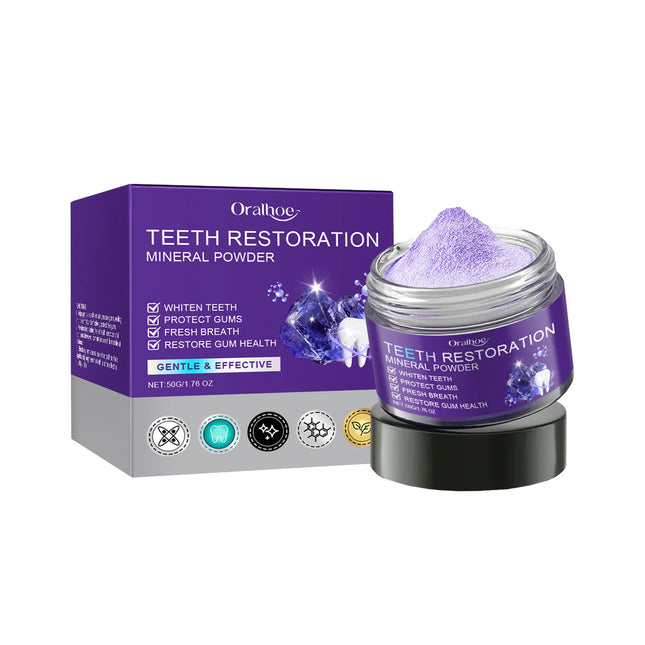 Mineral-Restore Natural Tooth Powder