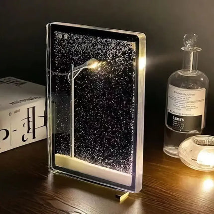 Snow Fall Lamp