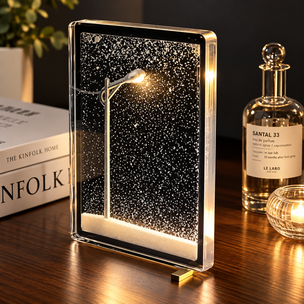 Snow Fall Lamp