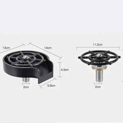 High-Pressure Glass Rinser